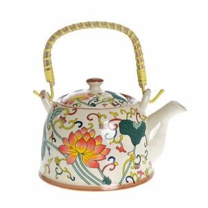 Ceainic din ceramica cu flori imagine