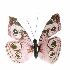 Decoratiune fluture roz 60 cm imagine