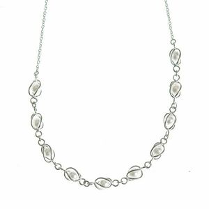 Colier din argint cu perle acrilice imagine