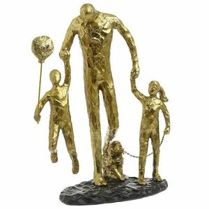 Statueta familie la plimbare imagine
