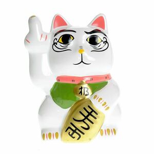 Pusculita din ceramica model pisica 15 cm imagine