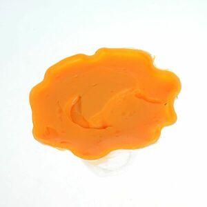 Slime portocaliu in forma de vulcan imagine