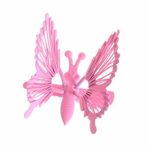 Agrafa fluture roz imagine