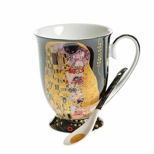 Cana Klimt din ceramica 11 cm imagine