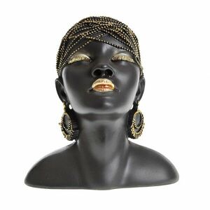 Statueta bust femeie africana 22 cm imagine
