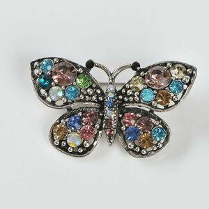 Brosa fluture multicolor imagine