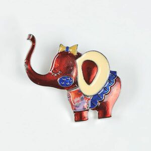 Brosa elefantica rosie imagine