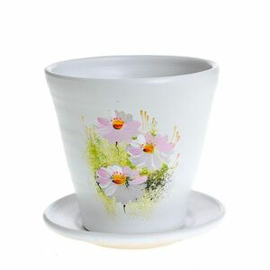 Vaza ceramica cu farfurie 14 cm imagine
