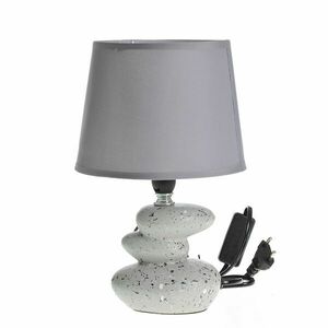 Lampa gri din ceramica 28 cm imagine