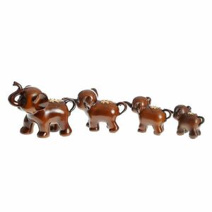 Set 4 elefanti din polirasina imagine