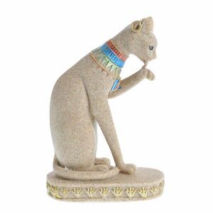 Statueta pisica egipteana 16 cm imagine
