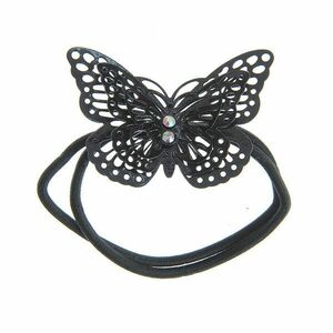 Elastic de par cu fluture negru imagine