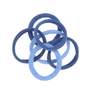Set 6 elastice par nuante albastre imagine