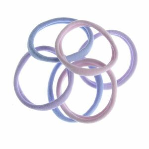 Set 6 elastice simple lila imagine