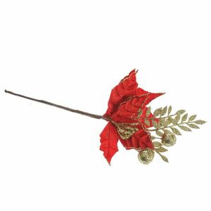 Floare rosie de Craciun 18 cm imagine