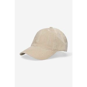 Wood Wood șapcă de baseball din catifea Low profile corduroy cap culoarea bej, uni 12130810.9016-WARMBEIGE imagine