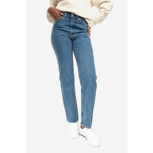 Wood Wood jeans din bumbac Ilo Rigid Denim high waist 12231305.7051-MEDIUMR imagine