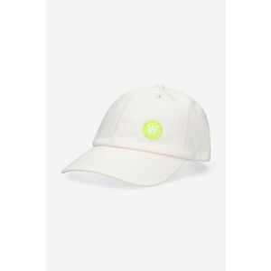 Wood Wood șapcă de baseball din bumbac Eli culoarea alb, cu imprimeu 10250800.7083-OFFWHITE imagine