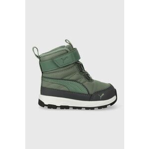 Puma cizme de iarna pentru copii Evolve Boot AC+ Inf culoarea verde imagine