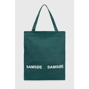 Samsoe Samsoe poșetă culoarea verde imagine