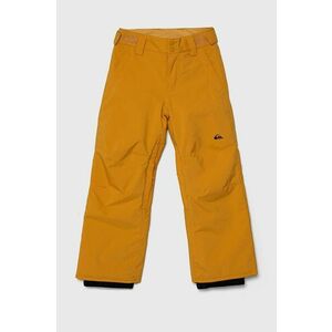 Quiksilver pantaloni de schi pentru copii ESTATE YTH PT SNPT culoarea galben imagine
