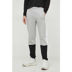 Lacoste pantaloni de trening culoarea gri, modelator imagine