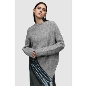 AllSaints pulover de lana Selena culoarea gri, călduros, cu turtleneck imagine