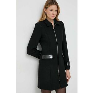 Morgan palton de lana culoarea negru, de tranzitie imagine