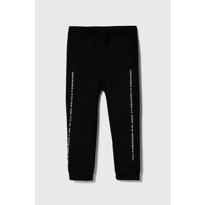 Abercrombie & Fitch pantaloni de trening pentru copii culoarea negru, cu imprimeu imagine