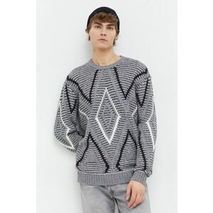 Hollister Co. pulover barbati, culoarea gri imagine