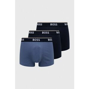 BOSS boxeri 3-pack barbati, culoarea albastru marin imagine