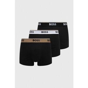 BOSS boxeri 3-pack bărbați, culoarea negru 50508985 imagine