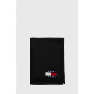 Tommy Jeans portofel barbati, culoarea negru imagine