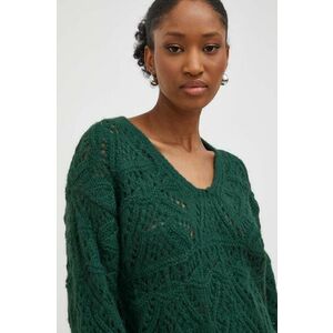 Answear Lab pulover de lana culoarea verde, călduros imagine