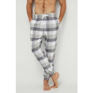 Hollister Co. pantaloni de pijama 2-pack barbati, culoarea gri, modelator imagine