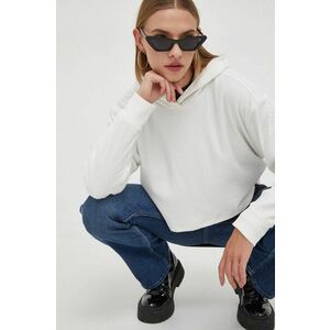 Hollister Co. pulover culoarea alb, light imagine