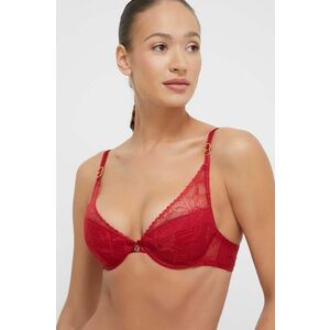 Chantelle sutien culoarea rosu, dantela, neted imagine