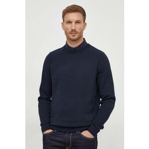 BOSS pulover din amestec de lână bărbați, culoarea bleumarin, light 50506018 imagine
