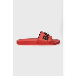 BOSS papuci Kirk barbati, culoarea rosu, 50498241 imagine