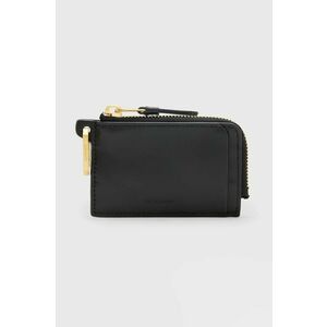 AllSaints portofel de piele Remy femei, culoarea negru imagine