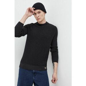 Superdry pulover de bumbac culoarea negru imagine