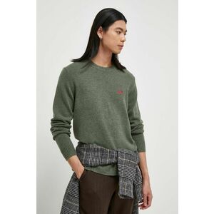 Levi's pulover de lana barbati, culoarea verde, light imagine