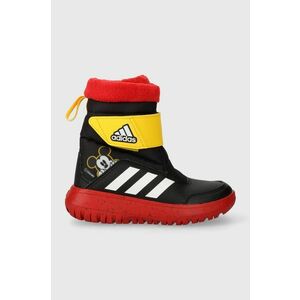 adidas cizme de iarna pentru copii IG7189 Winterplay Mickey C CBLACK/FTWWHT culoarea negru imagine