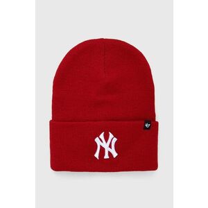 47brand caciula MLB New York Yankees culoarea rosu, din tesatura neteda imagine
