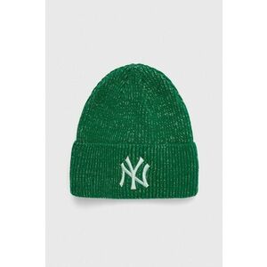 New Era caciula culoarea verde, din tricot gros, NEW YORK YANKEES imagine