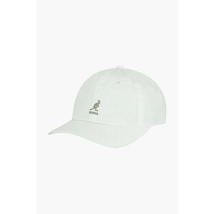 Kangol șapcă de baseball din bumbac Washed Baseball culoarea alb, cu imprimeu K5165HT-WHITE imagine