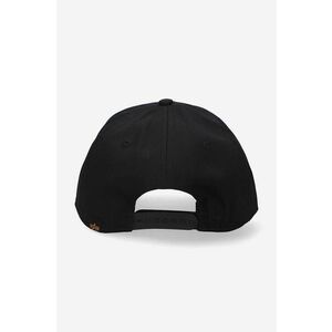 Alpha Industries șapcă de baseball din bumbac culoarea negru, cu imprimeu 126912.682-black imagine