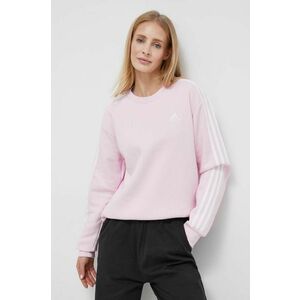 adidas bluză femei, culoarea roz, cu imprimeu IM0209 imagine
