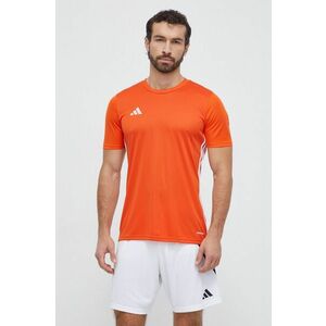adidas Performance tricou de antrenament Tabela 23 culoarea portocaliu, cu imprimeu IB4927 imagine
