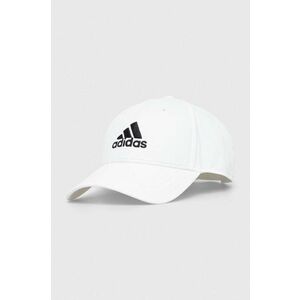 adidas șapcă de baseball din bumbac culoarea alb, cu imprimeu IB3243 imagine
